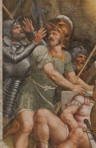 Counterfaccata, Bernardino Gatti, Resurrección 1529 (detalle) de Bernardino Gatti