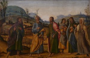 Francés: Saint Clément se reúne con su familia de Bernardino Fungai