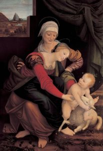 Santa Ana, la Virgen y el Niño