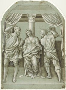 Flagelación de Santa Catalina de Bernardino Lanino