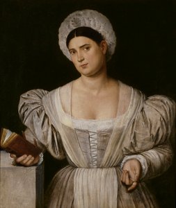 Retrato de mujer (¿Agnese, cuñada del pintor) de Bernardino Licinio