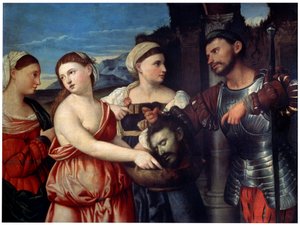 Salomé, siglo XVI de Bernardino Licinio