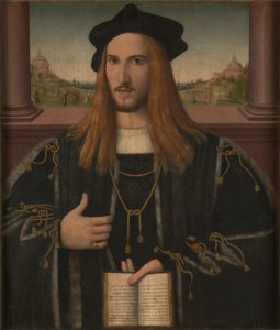 Retrato de Alberto Pio, 1512 de Bernardino Loschi
