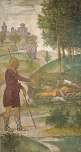 Céfalo y las ninfas, c. 1520-1522 de Bernardino Luini