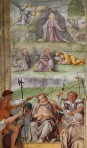 Detalle de la Pasión y Crucifixión de Cristo de Bernardino Luini