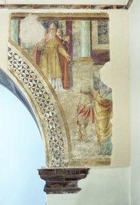 Expulsión de San Joaquín del Templo de Bernardino Luini