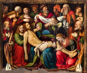 Milán, Iglesia de San Giorgio al Palazzo, Bernardino Luini, Entierro de Bernardino Luini