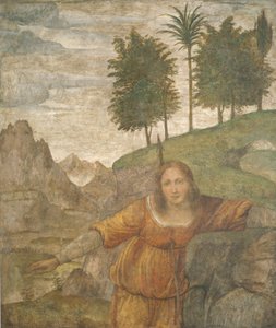 Procris atravesada por la jabalina de Céfalo, c. 1520-1522 de Bernardino Luini