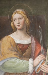 Santa Apolonia (detalle) de Bernardino Luini