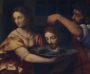 Salomé recibe la cabeza de Juan el Bautista