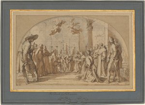 La muerte del Beato Buonagiunta Manetti de Bernardino Poccetti