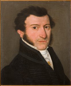 Retrato de un caballero (óleo sobre lienzo) de Bernardino Rossi