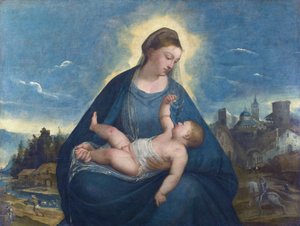 La Madonna y el Niño de Bernardino da Asola