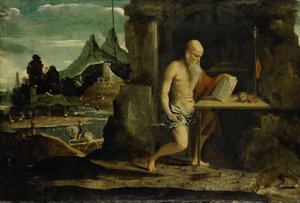 San Jerónimo de Bernardino da Brescia (attributed to)