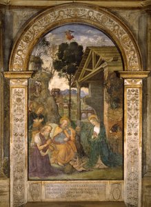 Adoración del Niño de Bernardino di Betto Pinturicchio