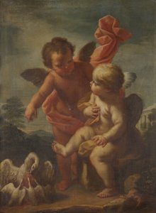 Cupidos con Gansos