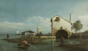Capricho, La Laguna, c.1743 de Bernardo Bellotto