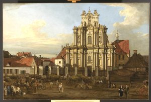 Iglesia de las Visitandinas, Varsovia, Polonia de Bernardo Bellotto