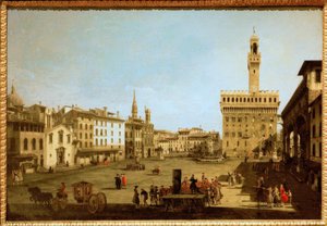 Piazza della Signoria de Bernardo Bellotto