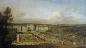 Palacio y jardines de Schönbrunn, 1759-61 de Bernardo Bellotto