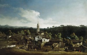 Vista de Gazzada, 1744 de Bernardo Bellotto