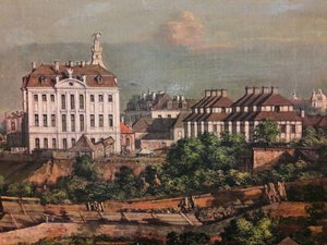 Vista de Varsovia desde el Castillo Real (detalle) de Bernardo Bellotto