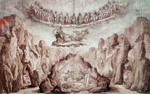 Proyecto para la decoración y maquinaria de un intermedio, El triunfo de Circe de Bernardo Buontalenti