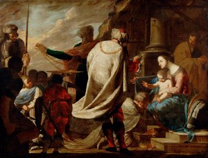 Adoración de los Magos de Bernardo Cavallino