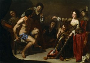Hércules y Onfalia de Bernardo Cavallino