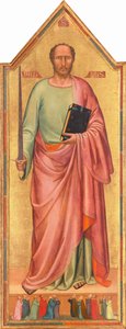 San Pablo y un grupo de adoradores de Bernardo Daddi