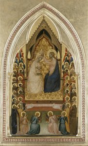 La Coronación de la Virgen con Ángeles y Santos de Bernardo Daddi