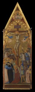 La Crucifixión (panel central) (recto)