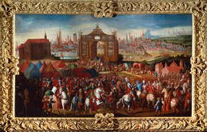 Fiestas Triunfales (oil on canvas) de Bernardo Polo