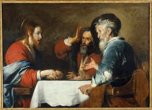 Cristo en Emaús de Bernardo Strozzi