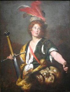 David con la cabeza de Goliat