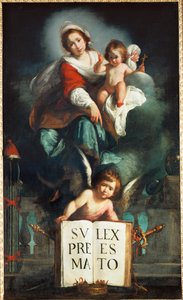 La Madone de la Justice - La Virgen de la Justicia ... de Bernardo Strozzi