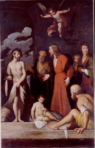 La curación del paralítico de Bernardo Strozzi
