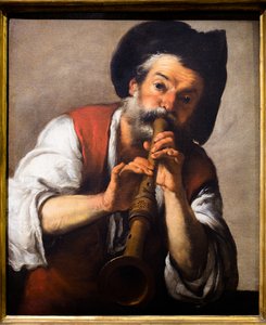 El gaitero, hacia 1624-1625 (Óleo sobre lienzo)