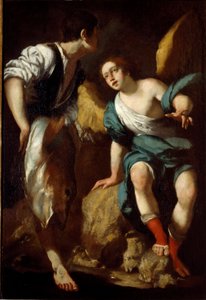 El joven Tobías y el Arcángel Rafael (Tobías y el ángel) de Bernardo Strozzi