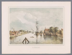 Paisaje urbano en Alkmaar Alkmaar (título de la serie sobre el objeto) de Bernardus Gerardus ten Berge