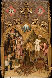 El martirio de Santa Lucía, c. 1440 de Bernat Martorell the Elder