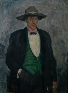El pintor Niels Astrup