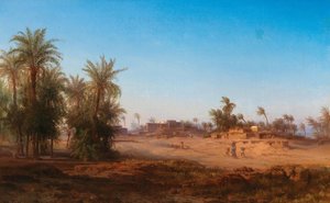 Una escena de Egipto de Bernhard Fiedler