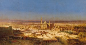vista de el cairo de Bernhard Fiedler