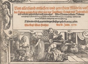 Portada de Neu künstlich Modelbuch, página 1r de Bernhard Jobin
