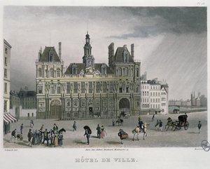 El Hotel de Ville, París, 1832