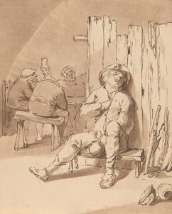 Campesino borracho en una posada de Bernhard Schreuder