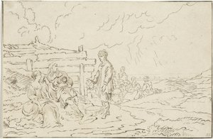 Compañía en las dunas de Bernhard Schreuder