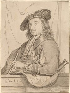 Hombre en el Parapeto, 1773, publicado 1774 de Bernhard Schreuder