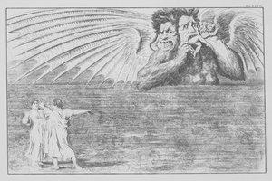 Divina Comedia de Dante, Infierno, lámina XLIV (litografía) de Bernhard Schuler